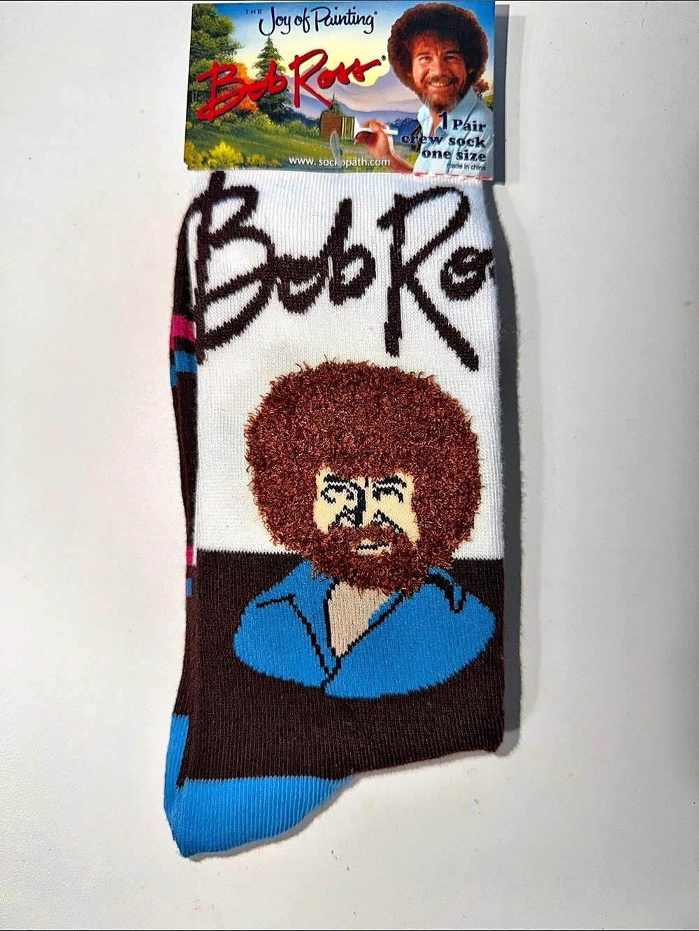 Bob Ross socks Men  /Women NWT